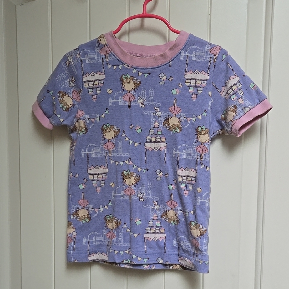 Kirkland Signature Purple and Pink Short Sleeve Pajamas